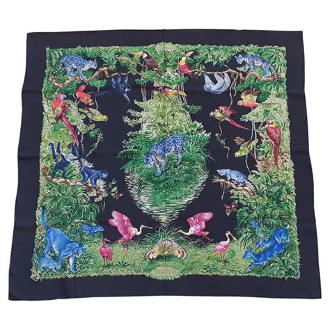 carre hermes les triples|Hermes Silk Scarf Les Triples Triplets Lambert Blue .